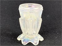 St. Clair Clear Irridescent Glass Toothpick Holder
