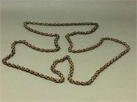 silver 64" inch chain