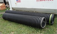 2 Corrugated Pipes, 18",  113" l153" LONG