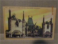 Postcard Grauman's Chinese Theater 1951