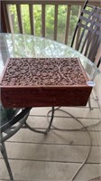 Carved Asian Jewelry Box