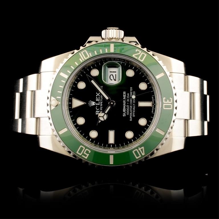 Rolex Submariner â€œHulkâ€ Ceramic Wristwatch