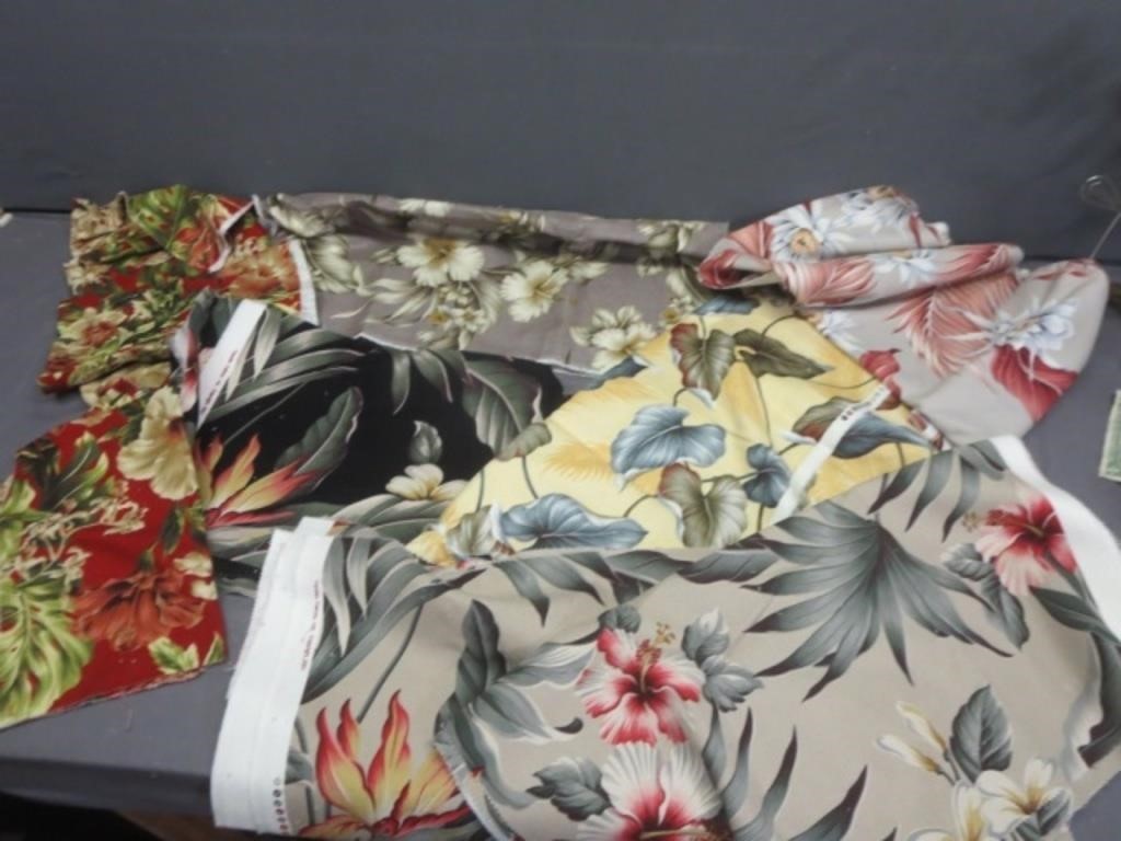 Fun Floral Fabric Assorted Sizes