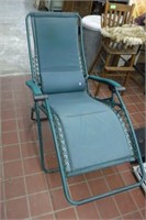 Green Reclining Camp Chair