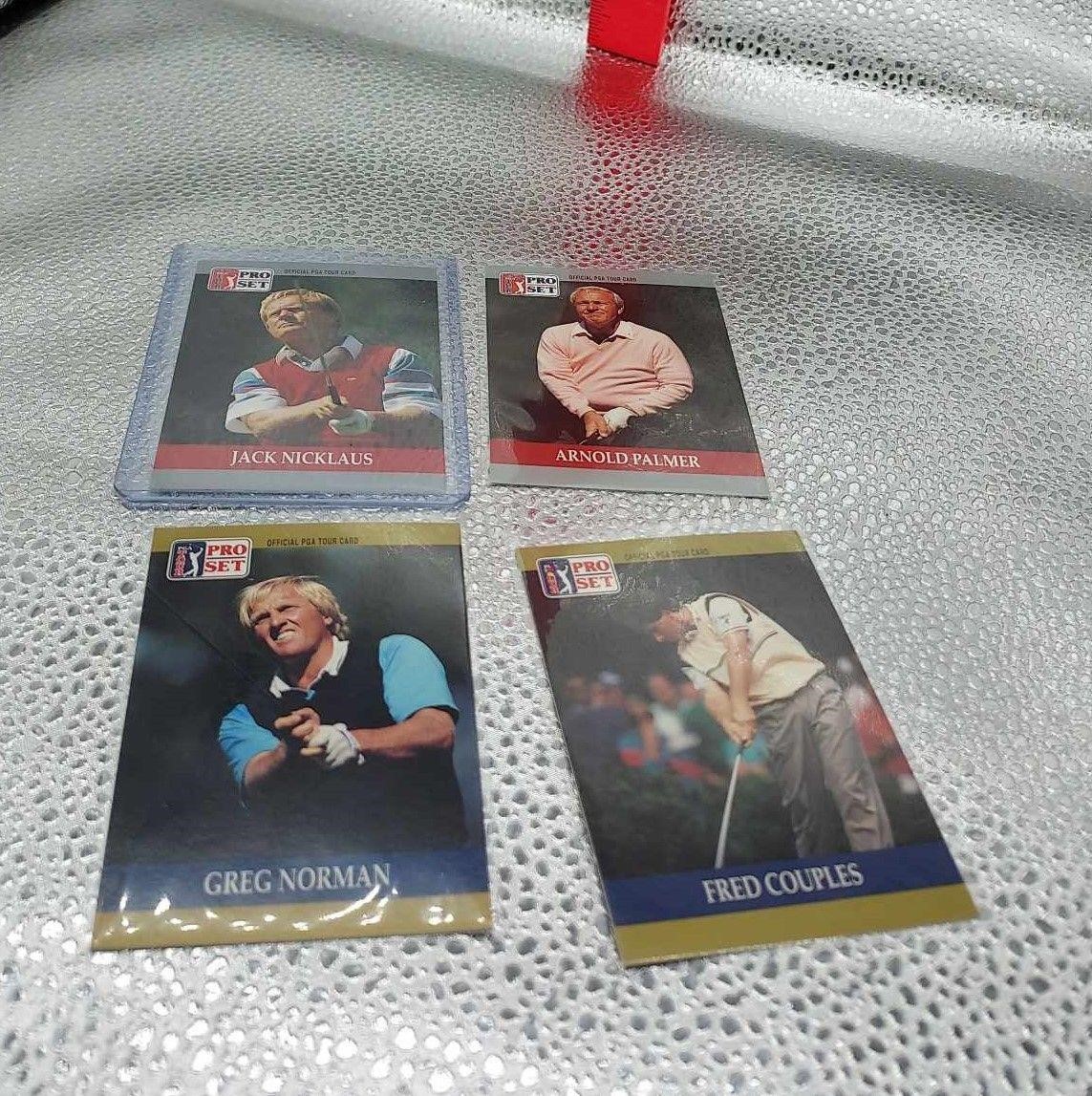 Lot of 4 Pro Set Golf Trading Cards