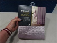 New BROYHILL Purple Cotton Shower Curtain