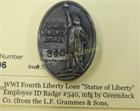 WWI Fourth Liberty Loan "Statue of Liberty"