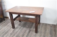 Mission Style Library Table