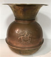 Vintage Copper/Brass Pony Express Spittoon