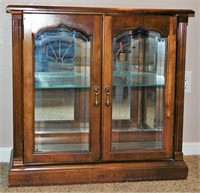 Solid Wood Curio Cabinet - Smaller Style