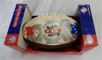 NFL SUPER BOWL XXXV FOOTBALL/BOX