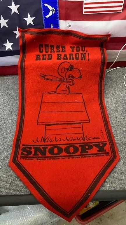 Vintage Snoopy Banner
