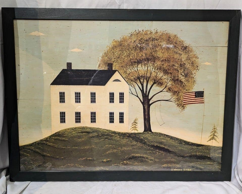 Warren Kimble Print Of A House Picture