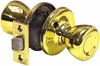 KWIKSET 200T 3 Brass Tylo Passage Lock  2-3/8