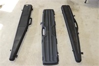 3 Plastic Gun Cases Including 2 Gun Guard and