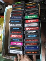 29 Vtg. Atari Game Cartridges