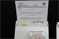 Duke Snider signed ball in case (HOF)