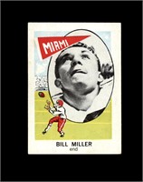 1961 Nu-Card #175 Bill Miller VG-EX to EX+