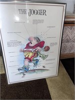 "The Jogger" Gary Patterson Poster