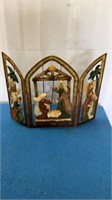 Vintage Tin Nativity Scene