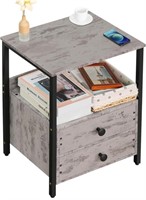 LERLIUO, NIGHT STAND / SIDE TABLE, 17.72 X 13.78