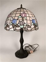 Paul Sahlin Tiffany's Stained Glass Table Lamp