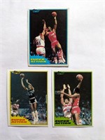 1981-82 Topps Super Action Gervin Malone Gilmore