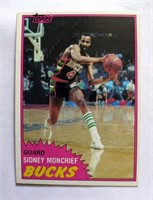 1981-82 Topps Sidney Moncrief 2nd Card #99