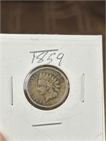 1859 Indian Head Penny Coin