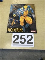 Metal Marvel Wolverine sign
