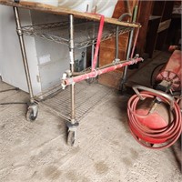 Stainless Steel Cart - approx 18" x 36" x  34"