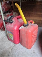 5 gal. & 2.5 gal gas containers