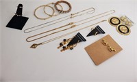 Assortment of Gold Clad Jewelry