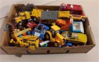 Box Of Toy Trucks, Cars Etc
