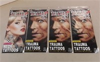 Four Sheets Of Temporary Tattoos