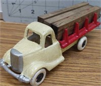 Cast iron wood truck