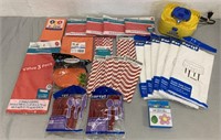 Assorted Party Table Clothes, Straws & More