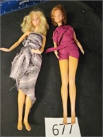 2 1979 Barbie dolls