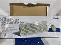 MICRO INNOVATIONS 3 PC KEYBOARD AND MOUSE SET PS2