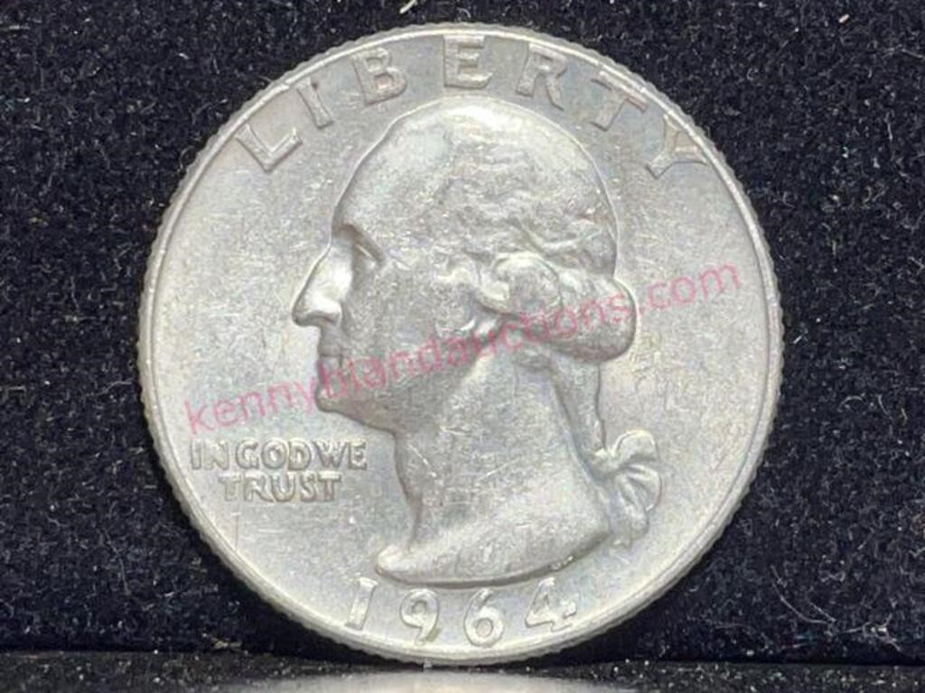 1964-D Washington Silver Quarter (90% silver)