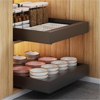 Pull Out Cabinet Shelf with Adhesive Nanofilm