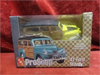 AMT Pro Shop '41 Ford Woody model kit.