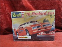 Revell '78 Firebird car model. New.