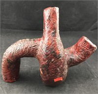 Unique Red Ceramic Vase