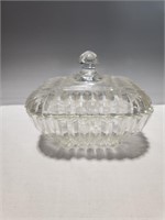 Glass Covered Candy Dish
