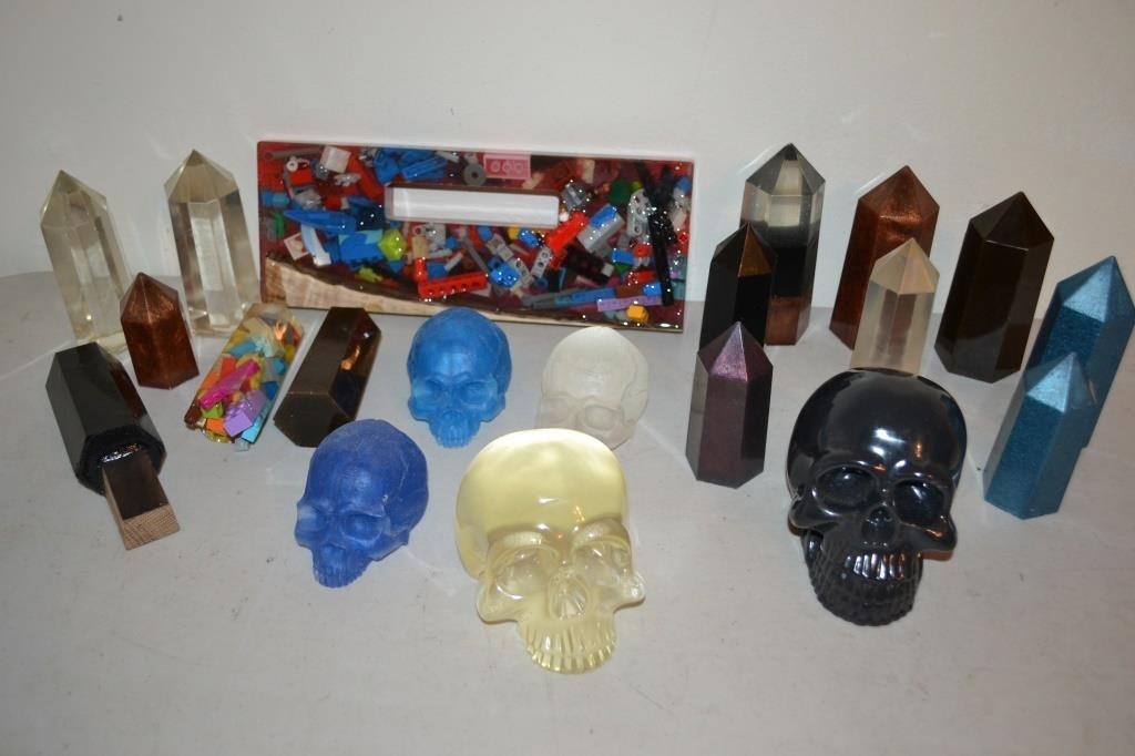 Skulls , Obelisk, Other Epoxy Art