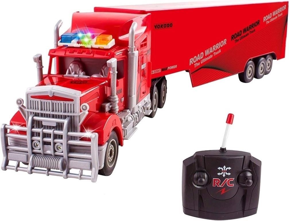 RC Semi Truck and Trailer 23 with Lights