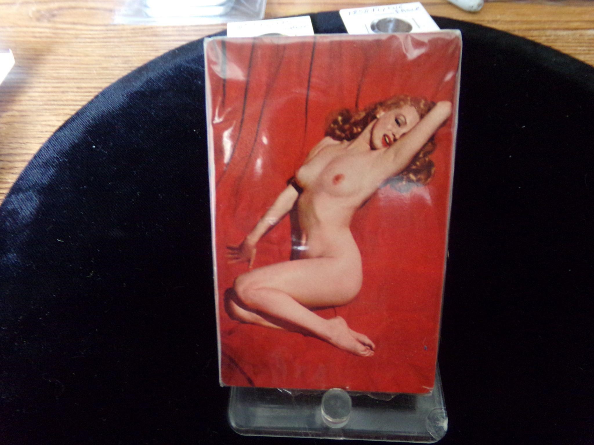 Deck of M. Monroe 1976 Nude Playing cards
