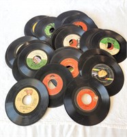 Lot of Forty-Six Vintage 45 Records