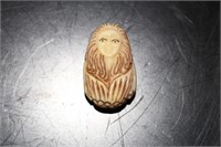 A Well Carved Small Bone Bead